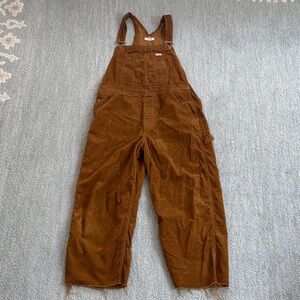 Wrangler Women's Brown Corduroy Overalls